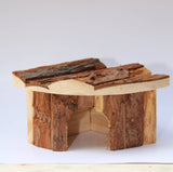 Darrahopens Pet Care > Coops & Hutches YES4PETS Natural Wooden Hamster Mouse Gerbil Playground Rats Pets Toys Play Small Birds House