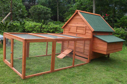 Darrahopens Pet Care > Coops & Hutches YES4PETS XL Chicken Coop Rabbit Hutch Ferret Cage Hen Chook Cat Kitten House With Run