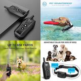 Darrahopens Pet Care Dog Bark Collar - 2x 600m Range Receivers Vibration IPX7 Waterproof Training Aid