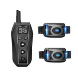 Darrahopens Pet Care Dog Bark Collar - 2x 600m Range Receivers Vibration IPX7 Waterproof Training Aid