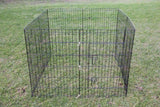 Darrahopens Pet Care > Dog Supplies 120 cm 8 Panel Pet Dog Playpen Exercise Chicken Cage Puppy Crate Enclosure Cat Fence