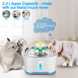 Darrahopens Pet Care > Dog Supplies 2.5L Automatic Electric Pet Water Fountain Dog Cat Water Feeder Bowl Dispenser