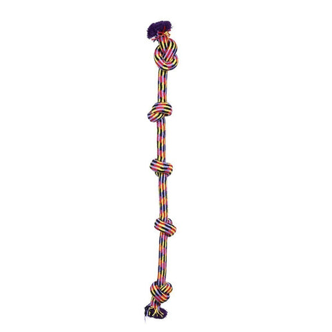 Darrahopens Pet Care > Dog Supplies 2 x Dog Toy Tug-of-War Knotted Cotton Rope Pet Toy 105cm Long Chew Rope Play Dental
