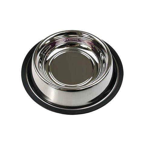 Darrahopens Pet Care > Dog Supplies 2 x M Stainless Steel Pet Bowl Water Bowls Portable Anti Slip Skid Feeder Dog Cat
