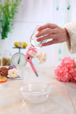 Darrahopens Pet Care > Dog Supplies 2 x Pet Hanging Water Bottle No Drip Water Dispenser Rabbit Dog Cat Drinking Bottle-Pink