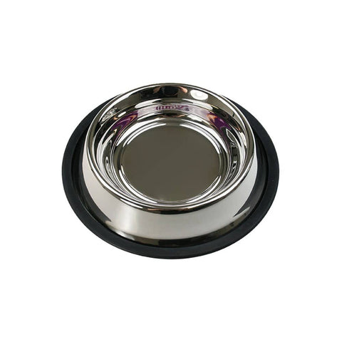 Darrahopens Pet Care > Dog Supplies 2 x S Stainless Steel Pet Bowl Water Bowls Portable Anti Slip Skid Feeder Dog Cat