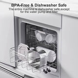 Darrahopens Pet Care > Dog Supplies 3.2L Automatic Electric Pet Water Fountain Dog Cat Stainless Steel Feeder Bowl Dispenser