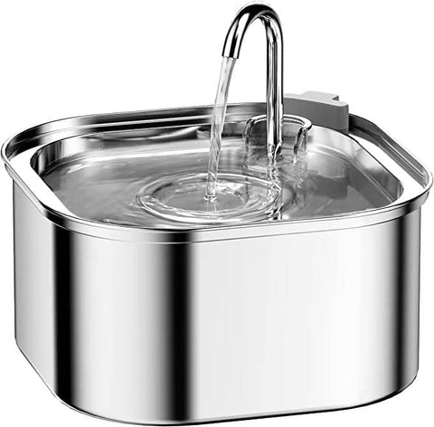 Darrahopens Pet Care > Dog Supplies 3.2L Automatic Electric Pet Water Fountain Dog Cat Stainless Steel Feeder Bowl Dispenser