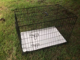 Darrahopens Pet Care > Dog Supplies 36' Metal Collapsible Dog Cat Crate Cage Cat Carrier With Pet Mat
