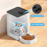 Darrahopens Pet Care > Dog Supplies 6L Automatic Digital Pet Dog Cat Feeder Food Bowl Dispenser
