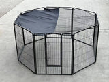 Darrahopens Pet Care > Dog Supplies 8-Panel Pet Dog Puppy Exercise Pen Enclosure Playpen Cover