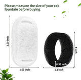 Darrahopens Pet Care > Dog Supplies 8 x Pet Dog Cat Fountain Filter Replacement Activated Carbon Exchange Filtration System Automatic Water Dispenser Compatible