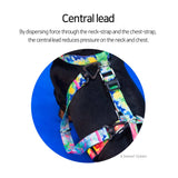 Darrahopens Pet Care > Dog Supplies Banhamsisun M Dog Double-Lined Straps Harness and Lead Set Leash Adjustable No Pull