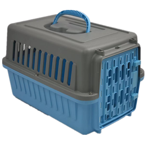 Darrahopens Pet Care > Dog Supplies Blue Small Dog Cat Rabbit Crate Pet Guinea Pig Carrier Kitten Cage