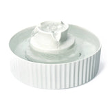 Darrahopens Pet Care > Dog Supplies Ceramic Electric Pet Water Fountain Dog Cat Water Feeder Bowl Dispenser