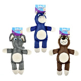 Darrahopens Pet Care > Dog Supplies Chompers Dog Toy Animals -Donkey, Elephant, Bear - 1 x Colour Randomly Selected