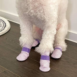 Darrahopens Pet Care > Dog Supplies Daeng Daeng Shoes 28pc M Yellow Dog Shoes Waterproof Disposable Boots Anti-Slip Socks
