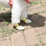 Darrahopens Pet Care > Dog Supplies Daeng Daeng Shoes 28pc M Yellow Dog Shoes Waterproof Disposable Boots Anti-Slip Socks