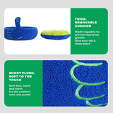 Darrahopens Pet Care > Dog Supplies Dog Cat Pet Calming Bed Warm Soft Plush Round Nest Comfy Sleeping Gesture Bed