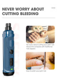 Darrahopens Pet Care > Dog Supplies Electric Pet Dog Cat Quiet Nail Grinder Clipper Cutter Grooming Trimmer