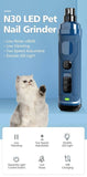 Darrahopens Pet Care > Dog Supplies Electric Pet Dog Cat Quiet Nail Grinder Clipper Cutter Grooming Trimmer