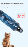 Darrahopens Pet Care > Dog Supplies Electric Pet Dog Cat Quiet Nail Grinder Clipper Cutter Grooming Trimmer