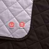 Darrahopens Pet Care > Dog Supplies FLOOFI Pet Sofa Cover 1 Seat (Black) FI-PSC-103-SMT