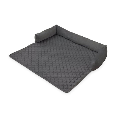 Darrahopens Pet Care > Dog Supplies FLOOFI Pet Sofa Cover with Bolster M Size (Grey) FI-PSC-112-SMT