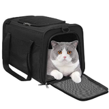 Darrahopens Pet Care > Dog Supplies Floofi Portable Pet Carrier-L Size (Black) FI-PC-137-FCQ