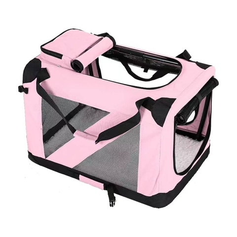 Darrahopens Pet Care > Dog Supplies FLOOFI Portable Pet Carrier-Model 1-M Size (Pink) FI-PC-145-KPT