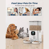 Darrahopens Pet Care > Dog Supplies Floofi Two-Way Splitter Feeder Food Dispenser FI-FD-114-DR