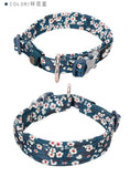 darrahopens Pet Care > Dog Supplies Floral Collar Saxony Blue 3XL