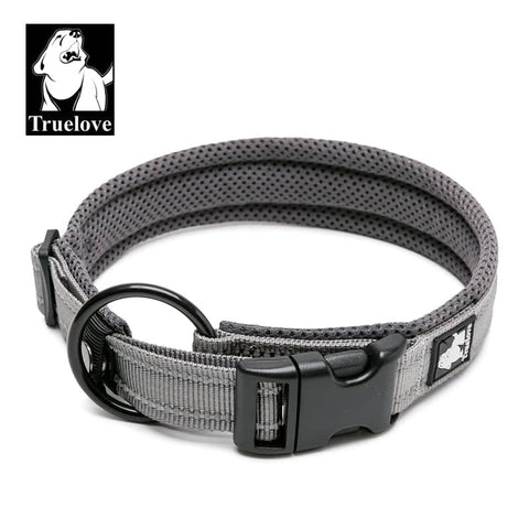 darrahopens Pet Care > Dog Supplies Heavy Duty Reflective Collar Grey 3XL