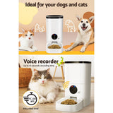 Darrahopens Pet Care > Dog Supplies i.Pet Automatic Pet Feeder 6L Auto Wifi Dog Cat Feeder Smart Food App Control