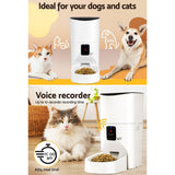 Darrahopens Pet Care > Dog Supplies i.Pet Automatic Pet Feeder 9L Auto Wifi Dog Cat Feeder Smart Food App Dispenser
