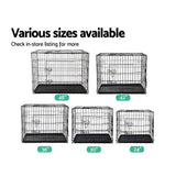 darrahopens Pet Care > Dog Supplies i.Pet Dog Cage 24inch Pet Cage - Black
