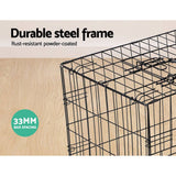 darrahopens Pet Care > Dog Supplies i.Pet Dog Cage 24inch Pet Cage - Black