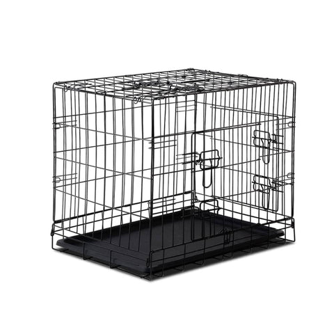 darrahopens Pet Care > Dog Supplies i.Pet Dog Cage 24inch Pet Cage - Black