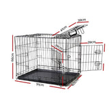 darrahopens Pet Care > Dog Supplies i.Pet Dog Cage 36inch Pet Cage - Black