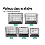 darrahopens Pet Care > Dog Supplies i.Pet Dog Cage 42inch Pet Cage - Black