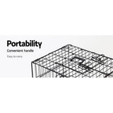 darrahopens Pet Care > Dog Supplies i.Pet Dog Cage 42inch Pet Cage - Black