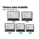 darrahopens Pet Care > Dog Supplies i.Pet Dog Cage 48inch Pet Cage - Black