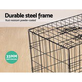darrahopens Pet Care > Dog Supplies i.Pet Dog Cage 48inch Pet Cage - Black