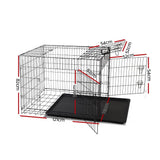 darrahopens Pet Care > Dog Supplies i.Pet Dog Cage 48inch Pet Cage - Black