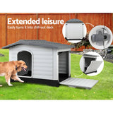 darrahopens Pet Care > Dog Supplies i.Pet Dog Kennel Extra Large Pet Dog House 98cm x 68.5cm x 68cm
