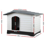 darrahopens Pet Care > Dog Supplies i.Pet Dog Kennel Extra Large Pet Dog House 98cm x 68.5cm x 68cm