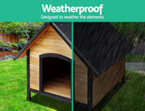 darrahopens Pet Care > Dog Supplies i.Pet Dog Kennel House Extra Large Outdoor Wooden Pet House Puppy XL