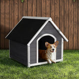darrahopens Pet Care > Dog Supplies i.Pet Dog Kennel House Wooden Outdoor Indoor Puppy Pet House Weatherproof Large