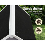 darrahopens Pet Care > Dog Supplies i.Pet Dog Kennel House Wooden Outdoor Indoor Puppy Pet House Weatherproof Large