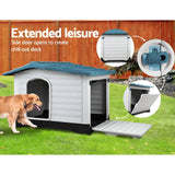 darrahopens Pet Care > Dog Supplies i.Pet Dog Kennel Kennels Outdoor Plastic Pet House Puppy Extra Large XL Outside
